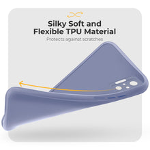 Cargar imagen en el visor de la galería, Moozy Minimalist Series Silicone Case for Xiaomi Redmi Note 10 Pro and Note 10 Pro Max, Blue Grey - Matte Finish Lightweight Mobile Phone Case Slim Soft Protective TPU Cover with Matte Surface