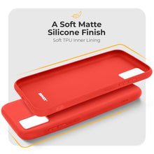 Ladda upp bild till gallerivisning, Moozy Minimalist Series Silicone Phone Case for Samsung Galaxy A51 5G, Matte Finish Lightweight Mobile Phone Case Ultra Slim Soft Shockproof Protective TPU Cover with Matte Surface, Red