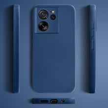 Cargar imagen en el visor de la galería, Moozy Lifestyle. Silicone Case for Xiaomi 13T and 13T Pro, Midnight Blue - Liquid Silicone Lightweight Cover with Matte Finish and Soft Microfiber Lining, Premium Silicone Case