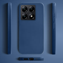 Load image into Gallery viewer, Moozy Lifestyle. Silicone Phone Case for Xiaomi 14T Pro, Liquid Silicone Lightweight Case with Matte Finish and Soft Microfiber Lining, Cover for Xiaomi 14T Pro, Dark blue