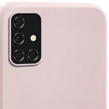 Charger l'image dans la galerie, Moozy Minimalist Series Silicone Phone Case for Samsung Galaxy A51 5G, Matte Finish Lightweight Mobile Phone Case Ultra Slim Soft Shockproof Protective TPU Cover with Matte Surface, Light Pink