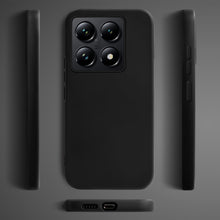 Load image into Gallery viewer, Moozy Lifestyle. Silicone Phone Case for Xiaomi 14T Pro, Liquid Silicone Lightweight Case with Matte Finish and Soft Microfiber Lining, Cover for Xiaomi 14T Pro, Black