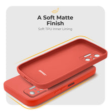 Load image into Gallery viewer, Moozy Minimalist Series Silicone Case for Xiaomi Redmi Note 10 Pro and Note 10 Pro Max, Red - Matte Finish Lightweight Mobile Phone Case Slim Soft Protective TPU Cover with Matte Surface