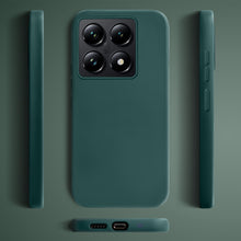 Load image into Gallery viewer, Moozy Lifestyle. Silicone Phone Case for Xiaomi 14T Pro, Liquid Silicone Lightweight Case with Matte Finish and Soft Microfiber Lining, Cover for Xiaomi 14T Pro, Dark Green