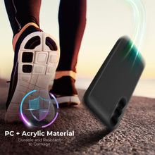 Ladda upp bild till gallerivisning, Moozy VentiGuard Phone Case for Samsung S24, Black - Breathable Cover with Perforated Pattern for Air Circulation, Ventilation, Anti-Overheating Phone Case