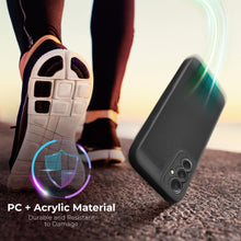 Ladda upp bild till gallerivisning, Moozy VentiGuard Phone Case for Samsung A14, Black - Breathable Cover with Perforated Pattern for Air Circulation, Ventilation, Anti-Overheating Phone Case