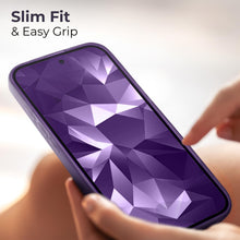 Ladda upp bild till gallerivisning, Moozy LumiCase Phone case for samsung S23 Transparent, Case for samsung s23 shockproof, TPU Cover for galaxy s23 with Camera Lens Protector, Case for samsung galaxy s23, Purple