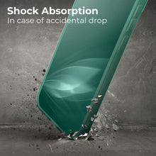 Lade das Bild in den Galerie-Viewer, Moozy LumiCase phone case for xiaomi Redmi Note 13 Pro 5G / case for Poco X6 slim, Case for xiaomi Redmi Note 13 Pro 5G bumper with camera cover, Soft TPU case for xiaomi Poco X6 transparent, Green