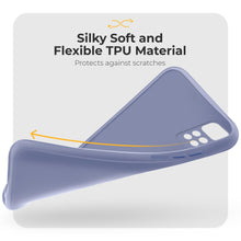 Load image into Gallery viewer, Moozy Minimalist Series Silicone Case for Xiaomi Redmi Note 11 / 11S, Blue Grey - Matte Finish Lightweight Mobile Phone Case Slim Soft Protective TPU Cover with Matte Surface