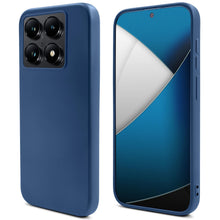 Load image into Gallery viewer, Moozy Lifestyle. Silicone Phone Case for Xiaomi 14T Pro, Liquid Silicone Lightweight Case with Matte Finish and Soft Microfiber Lining, Cover for Xiaomi 14T Pro, Dark blue