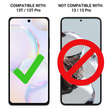 Cargar imagen en el visor de la galería, Moozy Lifestyle. Silicone Case for Xiaomi 13T and 13T Pro, Black - Liquid Silicone Lightweight Cover with Matte Finish and Soft Microfiber Lining, Premium Silicone Case