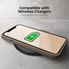 Ladda upp bild till gallerivisning, Moozy RimUP Phone Case for iPhone 11, Matte Finish High Edge Protection TPU Cover, Taupe