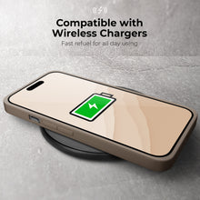 Load image into Gallery viewer, Moozy RimUP Phone Case for iphone 14, Flexible TPU Bumper Shockproof Raised Edges Cover for Extra Protection, Precise Cutouts and Camera Lens Protector, Anti-Scratch, Taupe Grey