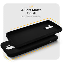 Load image into Gallery viewer, Moozy Minimalist Series Silicone Case for Xiaomi Redmi Note 8 Pro, Matte Finish Lightweight Mobile Phone Case Slim Soft Protective TPU Cover with Matte Surface, Black