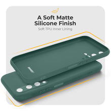 Afbeelding in Gallery-weergave laden, Moozy Minimalist Series Case for Huawei Nova 5T / Honor 20, Dark Green - Matte Finish Slim Soft TPU Cover