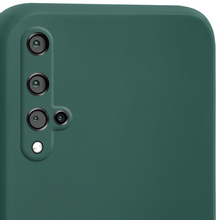 Afbeelding in Gallery-weergave laden, Moozy Minimalist Series Case for Huawei Nova 5T / Honor 20, Dark Green - Matte Finish Slim Soft TPU Cover