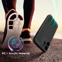 Ladda upp bild till gallerivisning, Moozy VentiGuard Phone Case for iphone 15 pro max, Breathable phone case for iphone 15 pro max with Perforated Pattern for Air Circulation, Case for iphone 15 pro max shockproof, Black