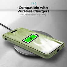 Load image into Gallery viewer, Moozy Lifestyle. Silicone Phone Case for iPhone 15 Pro Max, 6.7-inch, Liquid Silicone Shockproof Bumper Cover with Matte Finish and Soft Microfiber Lining, Premium Silicone Case, Mint green