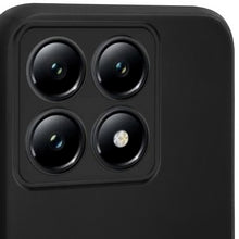 Load image into Gallery viewer, Moozy Minimalist Series Silicone Phone Case for Xiaomi 14T, Matte Finish Bumper Mobile Phone Case Slim Thin Soft Protective TPU Back Cover with Matte Surface, Black