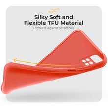 Ladda upp bild till gallerivisning, Moozy Minimalist Series Silicone Case for Xiaomi Redmi Note 11 / 11S, Red - Matte Finish Lightweight Mobile Phone Case Slim Soft Protective TPU Cover with Matte Surface