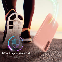 Ladda upp bild till gallerivisning, Moozy VentiGuard Phone Case for Samsung Galaxy S22, Phone case for Samsung Galaxy S22 with Perforated Pattern for Air Circulation, Cover for samsung S22 shockproof, Pastel Pink