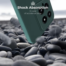 Cargar imagen en el visor de la galería, Moozy Lifestyle. Silicone Case for Xiaomi 14, Dark Green - Liquid Silicone Lightweight Cover with Matte Finish and Soft Microfiber Lining, Premium Silicone Case