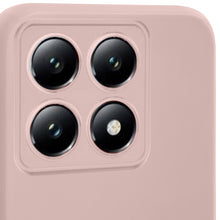 Load image into Gallery viewer, Moozy Minimalist Series Silicone Phone Case for Xiaomi 14T, Matte Finish Bumper Mobile Phone Case Slim Thin Soft Protective TPU Back Cover with Matte Surface, Light Pink