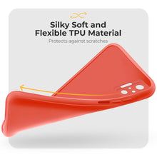Load image into Gallery viewer, Moozy Minimalist Series Silicone Case for Xiaomi Redmi Note 10 Pro and Note 10 Pro Max, Red - Matte Finish Lightweight Mobile Phone Case Slim Soft Protective TPU Cover with Matte Surface