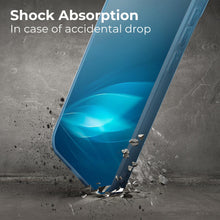 Ladda upp bild till gallerivisning, Moozy LumiCase Phone case for samsung S23 Transparent, Case for samsung s23 shockproof, TPU Cover for galaxy s23 with Camera Lens Protector, Case for samsung galaxy s23, Blue