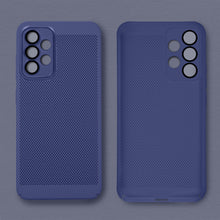 Ladda upp bild till gallerivisning, Moozy VentiGuard Phone Case for Samsung Galaxy A53 5G, Breathable phone case for samsung a53 with Perforated Pattern for Air Circulation, Cover for a53 5g shockproof, Blue