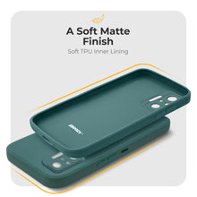 Load image into Gallery viewer, Moozy Minimalist Series Silicone Case for Xiaomi Redmi Note 10 Pro and Note 10 Pro Max, Dark Green - Matte Finish Lightweight Mobile Phone Case Slim Soft Protective TPU Cover with Matte Surface