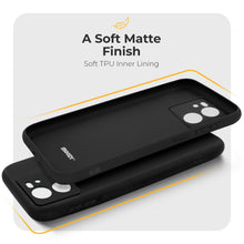 Load image into Gallery viewer, Moozy Minimalist Series Silicone Case for Xiaomi 13T / 13T Pro, Black - Matte Finish Lightweight Mobile Phone Case Slim Soft Protective TPU Cover with Matte Surface