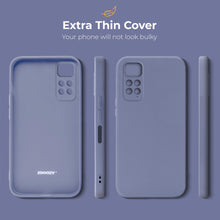 Load image into Gallery viewer, Moozy Minimalist Series Silicone Case for Xiaomi Redmi Note 11 / 11S, Blue Grey - Matte Finish Lightweight Mobile Phone Case Slim Soft Protective TPU Cover with Matte Surface