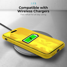 Cargar imagen en el visor de la galería, Moozy Lifestyle. Silicone Phone Case for iPhone 15 Pro Max, 6.7-inch, Liquid Silicone Shockproof Bumper Cover with Matte Finish and Soft Microfiber Lining, Premium Silicone Case, Yellow
