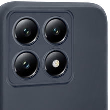 Lade das Bild in den Galerie-Viewer, Moozy Minimalist Series Silicone Phone Case for Xiaomi 14T, Matte Finish Bumper Mobile Phone Case Slim Thin Soft Protective TPU Back Cover with Matte Surface, Dark blue
