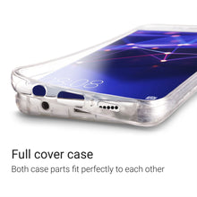 Ladda upp bild till gallerivisning, Moozy 360 Degree Case for Huawei Mate 20 Lite - Full body Front and Back Slim Clear Transparent TPU Silicone Gel Cover