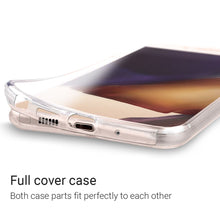 Load image into Gallery viewer, Moozy 360 Degree Case for Samsung Note 20 Ultra, Note 20 Ultra 5G - Transparent Full body Slim Cover - Hard PC Back and Soft TPU Silicone Front