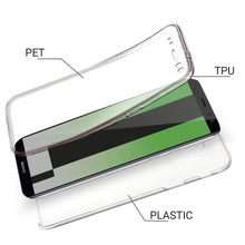 Load image into Gallery viewer, Moozy 360 Degree Case for Huawei Mate 10 Lite - Transparent Full body Slim Cover - Hard PC Back and Soft TPU Silicone Front