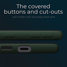 Load image into Gallery viewer, Moozy Lifestyle. Designed for Samsung S21 5G, Samsung S21 Case, Dark Green - Liquid Silicone Cover with Matte Finish and Soft Microfiber Lining