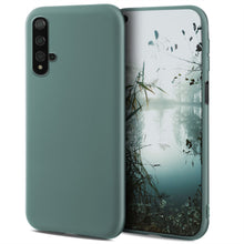 Ladda upp bild till gallerivisning, Moozy Minimalist Series Silicone Case for Huawei Nova 5T and Honor 20, Blue Grey - Matte Finish Slim Soft TPU Cover