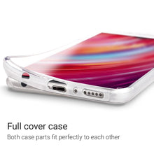 Ladda upp bild till gallerivisning, Moozy 360 Degree Case for Xiaomi Redmi Note 8 Pro - Transparent Full body Slim Cover - Hard PC Back and Soft TPU Silicone Front