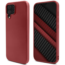 Load image into Gallery viewer, Moozy Lifestyle. Silicone Case for Samsung A22 4G, Vintage Pink - Liquid Silicone Lightweight Cover with Matte Finish and Soft Microfiber Lining, Premium Silicone Case