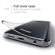 Lade das Bild in den Galerie-Viewer, Moozy 360 Degree Case for Xiaomi Redmi Note 9S, Xiaomi Redmi Note 9 Pro - Full body Front and Back Slim Clear Transparent TPU Silicone Gel Cover
