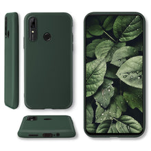 Ladda upp bild till gallerivisning, Moozy Minimalist Series Silicone Case for Huawei P Smart Z and Honor 9X, Midnight Green - Matte Finish Slim Soft TPU Cover