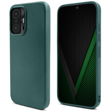 Ladda upp bild till gallerivisning, Moozy Lifestyle. Silicone Case for Xiaomi 11T and 11T Pro, Dark Green - Liquid Silicone Lightweight Cover with Matte Finish and Soft Microfiber Lining, Premium Silicone Case