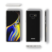 Load image into Gallery viewer, Moozy 360 Degree Case for Samsung Note 9 - Full body Front and Back Slim Clear Transparent TPU Silicone Gel Cover
