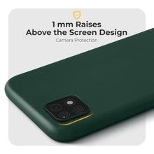 Load image into Gallery viewer, Moozy Minimalist Series Silicone Case for Samsung A22 5G, Midnight Green - Matte Finish Lightweight Mobile Phone Case Slim Soft Protective TPU Cover with Matte Surface