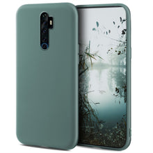 Load image into Gallery viewer, Moozy Minimalist Series Silicone Case for Oppo Reno2 Z, Blue Grey - Matte Finish Slim Soft TPU Cover