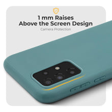 Load image into Gallery viewer, Moozy Minimalist Series Silicone Case for Samsung A53 5G, Blue Grey - Matte Finish Lightweight Mobile Phone Case Slim Soft Protective TPU Cover with Matte Surface