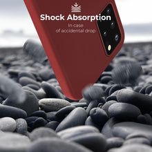 Cargar imagen en el visor de la galería, Moozy Lifestyle. Silicone Case for Samsung S20 Plus, Vintage Pink - Liquid Silicone Lightweight Cover with Matte Finish and Soft Microfiber Lining, Premium Silicone Case